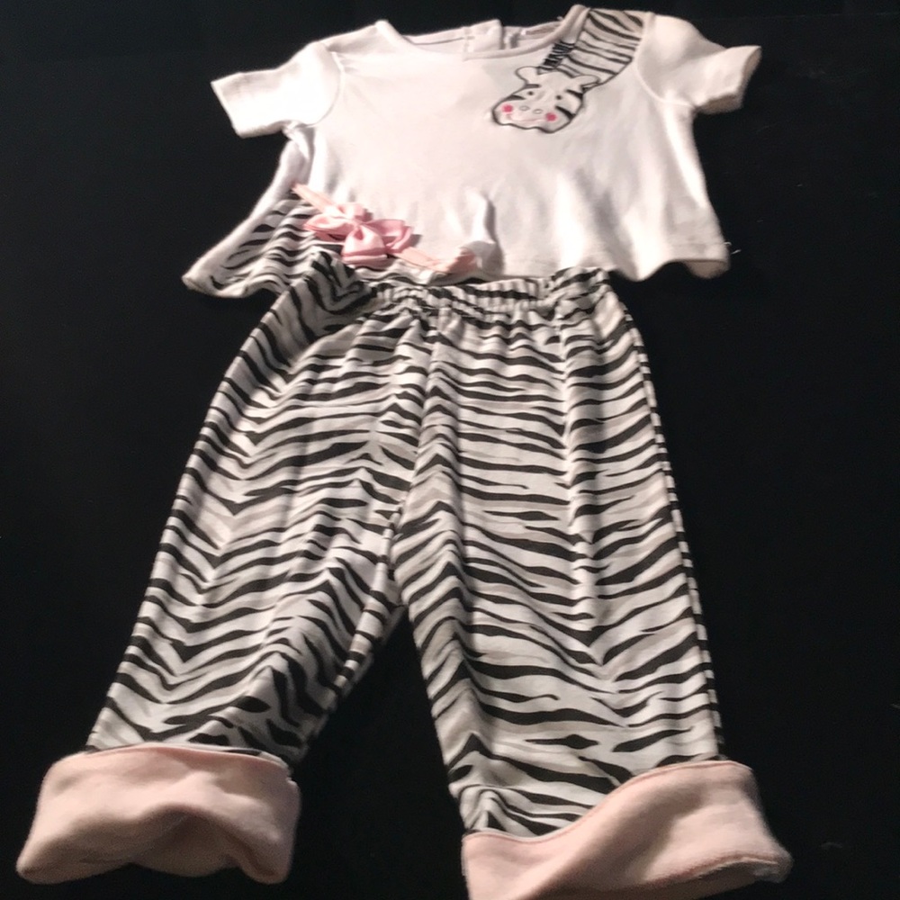 Two piece matching pants set